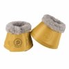 Kaloszki SOFTSLATE FAUX FUR Platinum 2025 - Eskadron - golden yellow